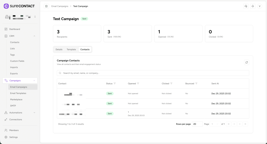Email Campaigns in Surecontact annotation on 2025 12 29 at 20 07 53