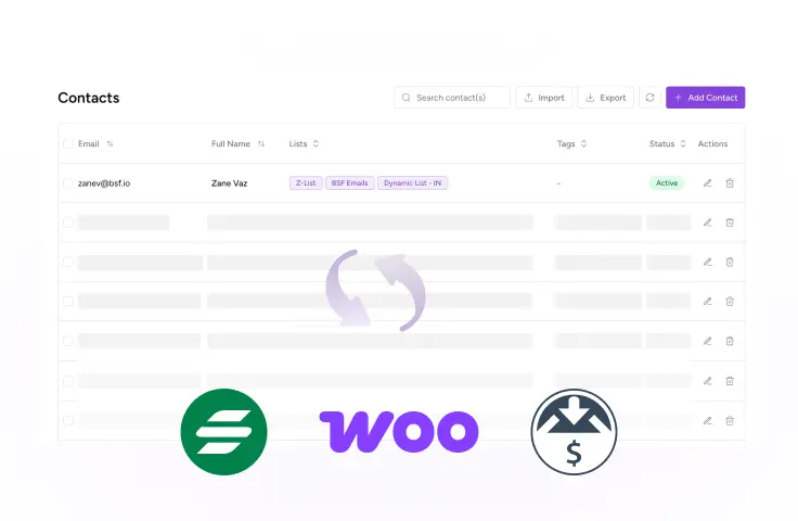 Homepage contacts stay in sync visual img