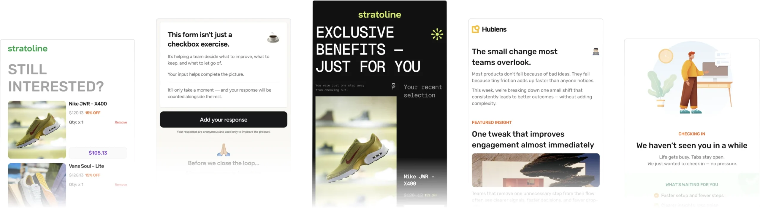 Homepage templates section