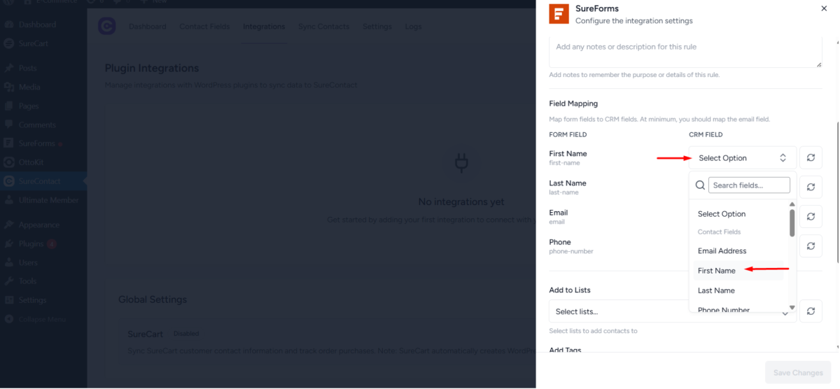 SureForms Integration with SureContact image (22)