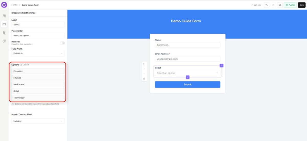 demo guide form builder interface (1)