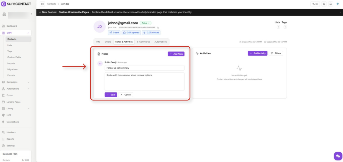 crm contact profile notes and activities section (1)