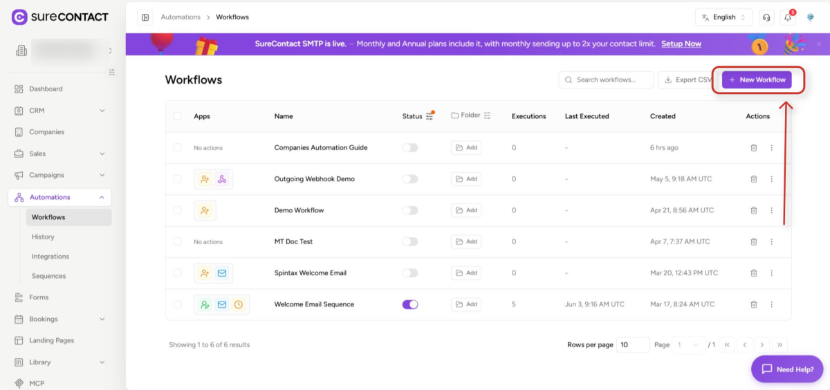 surecontact automation workflows dashboard (1)